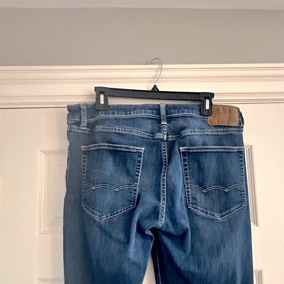 American Eagle Mens Original Boot Jeans Active Flex Blue Denim 33 x 34 - Picture 7 of 13